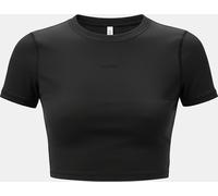 Usa Pro Pro Training Ss Crop T-Shirts Womens Noir 14 (42) Female