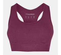Usa Pro Seamless Crop Sports Bra Cerise foncée 14 (42) Female