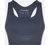 Usa Pro Up Seamless Crop Sports Bra Gris Requin 12 (40) Female
