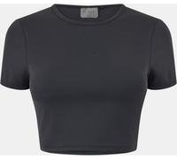 Usa Pro Sophie Habboo Cropped Short-Sleeve Performance Gym Top Noir 14 (42) Female