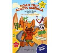 USA Road Trip Activity Book for Kids 6-10: State-by-State Puzzles, Mazes, Rebus, Mini Crosswords, Word Search, Coloring | Travel Games, Backseat Busy Bag, Screen-Free | Imagination & Creativity