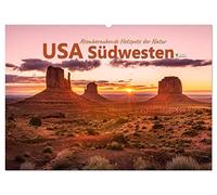 USA Südwesten - Atemberaubende Hotspots der Natur (Wandkalender 2026 DIN A2 quer), CALVENDO Monatskalender: Ein Naturwunderland, das ist Amerikas wilder Westen!