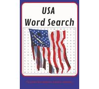 USA Travel Word Search Puzzle Book: Word Searches with Easy to Read Print about USA, Travel, Landmarks and More | 6x9 inches, 110 pages | 50+ Puzzles… Gifts for Vacation, Holidays and Free Time