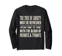 USA Tshirt Liberté Liberté Amérique Libéral Patriote Manche Longue