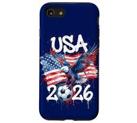 USA USA 26 Fan Drapeau Américain Graffiti Art Coque pour iPhone SE (2020) / 7/8
