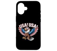 USA USA Patriotic Eagle Lunettes de soleil United States Pride Coque pour iPhone 16