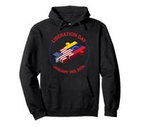 USA Venezuela Puzzle Unity Liberation Day 3 Janvier 2026 Sweat à Capuche