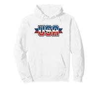 USA Vintage American Pride Retro Throwback Patriotic Sweat à Capuche