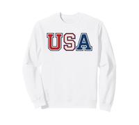 USA Vintage American Pride Retro Throwback Patriotic Sweatshirt