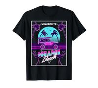 USA - Welcome to Miami Flamingos T-Shirt