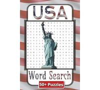 USA Word Search Puzzle Book: A Fun and Educational Journey Across the USA Through Word Search Puzzles | 6 x 9 inches | 110 Pages | 50 Plus Puzzles | Gift for teens and adults