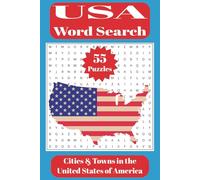 USA Word Search Puzzle Book: Cities & Towns in the United States of America