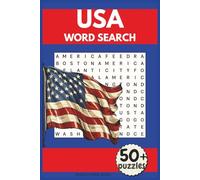 USA Word Search Puzzle Book: Explore American States, Landmarks, and Culture Through Fun Puzzles