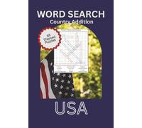 USA Word Search Puzzle Book Fun: Discover America with this beautiful word search book! Enjoy brain games featuring iconic places, culture, and ... for all ages who love wordsearch puzzles.