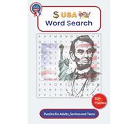 USA Word Search Puzzle Book: Word Searches with Easy to Read Print about United States Symbols, Landmarks, and More | 6 x 9 inches, 110 pages | 50+ ... Gift for Vacations, Holidays and Free Times