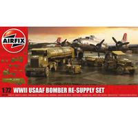 USAAF BOMBER RE-SUPPLY SET WWII - AIRFIX 1/72 PLASTIC KIT