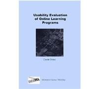 Usability Evaluation of Online Learning Programs