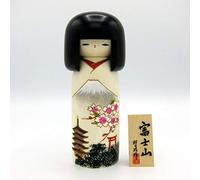 Usaburo Sosaku Kokeshi Doll Fujiyama fabriqué au Japon