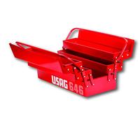 Usag Caisse à outils à cinq compartiments 646/5LV – version longue – vide