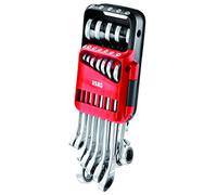 USAG U02856062 - 285 KA/DS12 - Jeu de douze clés mixtes à cliquet réversible avec anneau de blocage