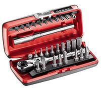 USAG U06060012 - 606 1/4" SK - Assortiment d'embouts et cliquet réversible en boîtier bi-matière (31 pcs.)