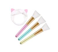 Usage professionnel et personnel, pinceaux doux pour masque facial compatibles avec une application lisse et sans poils, compagnon de voyage