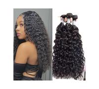 Usage quotidien Extensions de cheveux brésiliens vierges ondulés, 20 à 81 cm, bouclés et humides Extensions de cheveux(22inches)