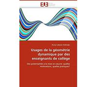 Usages De La Géométrie Dynamique Par Des Enseignants De Collège