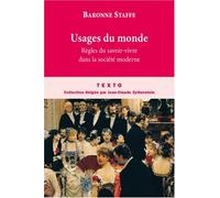 Usages du monde: Règles du savoir-vivre dans la société moderne