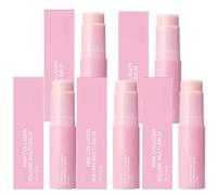 usages volumisant au collagène rose stick hydratant pour le visage base | maquillage et primer soin hydratant non collant à absorption rapide pour les lèvres les yeux et le cou pour un teint éclatant