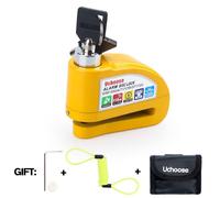 Usalle De Bain Ose-Serrure D'alarme De Frein À Disque De Moto,Sécurité Antivol De Roue De Scooter D'alliage D'aluminium,Ulde Rappel,Sac De Serrure,Paquets De Rechange - Type Orange Package B