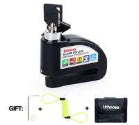 Usalle De Bain-Serrure D'alarme De Moto En Alliage D'aluminium Ose,Frein À Disque De Roue De Scooter,Sécurité Antivol,Rappel De Ul,Sac De Verrouillage,Paquets De Rechange - Type Black Package B #B