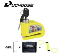 Usalle De Bain-Serrure D'alarme De Moto En Alliage D'aluminium Ose,Frein À Disque De Roue De Scooter,Sécurité Antivol,Rappel De Ul,Sac De Verrouillage,Paquets De Rechange - Type Yellow Package B #A