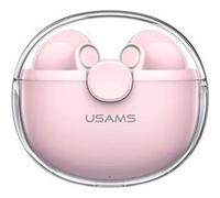 USAMS BU Series BU12 - Écouteurs sans fil avec micro - intra-auriculaire - Bluetooth - rose Rose G