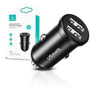 Usams C20 Chargeur Allume-Cigare Double USB