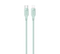Usams Cable Usb-C To Lightning 20W 1.2M Pd Fast Charging Lithe Series Green/Green Sj566Usb04 (Us-Sj566)