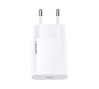 Usams Chargeur Secteur USB-C Powery Delivery 3.0 20W Ultra-Rapide Compact Blanc
