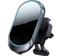 Usams Magnetic Wireless Charging 15W Induction Fan Grill Mount. Noir/Noir Cd182Zj01 (Us-Cd182)