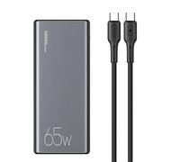 Usams Powerbank Pb59 30000Mah 65W 2Xqc3.0+Pd Fast Charge Noir/Noir Cmxlogtc01 (Us-Cd165) + Câble Usb-C-Usb-C