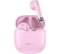 Usams S?uchawki Bluetooth 5.0 TWS IA series bezprzewodowe r??owy/pink BHUIA04 (US-IA04) (3?h, Sans fil), ?couteurs, Rose