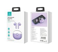 USAMS BU Series BU12 - Ecouteurs sans fil avec micro - intra-auriculaire - Bluetooth - violet