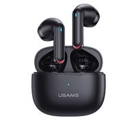 USAMS Słuchawki Bluetooth 5.2 TWS NX10 Series Dual mic bezprzewodowe czarny/black BHUNX01 | USAMS
