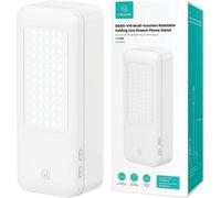 Usams Support De Téléphone Multifonctionnel Avec Lampe Led Blanc/Blanc Zb26501 (Us-Zb265)