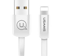 Usams U2 Lightning Flat Cable 1.2 M White/White Sj199Ip02 Iphone 5/6/7/8/X (Us-Sj199)