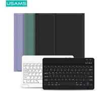 USAMS Winro Keyboard Case Apple iPad 10.2 2019/2020 (7e, 8e génération) boîtier violet-clavier blanc/cache violet-clavier blanc IP1027YR03