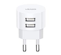 Chargeur USB universel avec double prise et cÃ¢ble USB-C Eaglefit Blanc 5V/2A