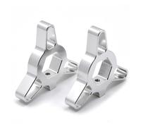 USAMZOM Bouton Réglage Fourche Avant pour KA&WASAKI ZX-6R 2007-2008 Z1000 2007-2009 Moto CNC Fourche De Suspension Ajusteur De Précharge(Argent)