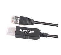 Usangreen Câble de communication série USB vers RJ45 RS485 pour onduleurs Deye/SunSynk/Sol-Ark BMS Batterie de stockage BMS Câble de surveillance de l'état de la batterie Câble de