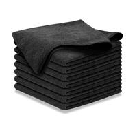 USANOOKS Lot de 8 chiffons de nettoyage en microfibre - 1200 lavages - Serviettes ultra absorbantes - Bordeaux