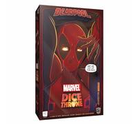 USAOPOLY Marvel Dice Throne - Deadpool Deluxe - Jeu de dés et de Cartes - À partir de 14 Ans - 2 à 6 Joueurs - Temps de Jeu de 30 Minutes